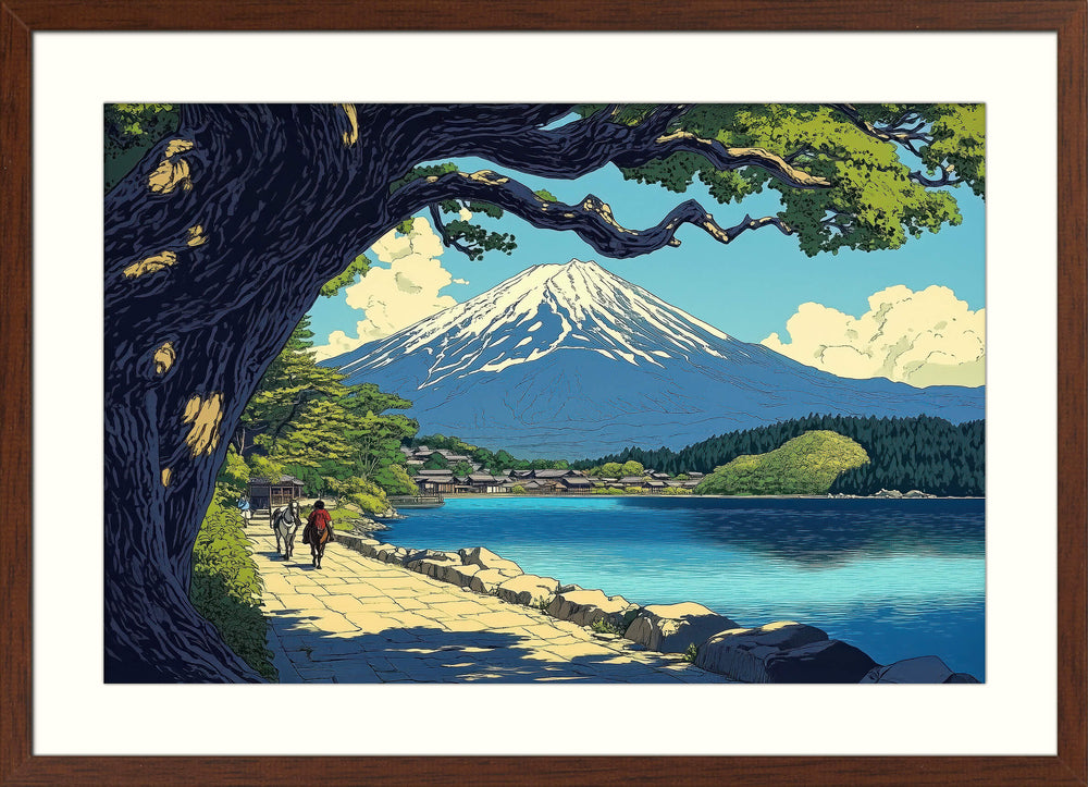 Japanese Landscape Wall Art Print