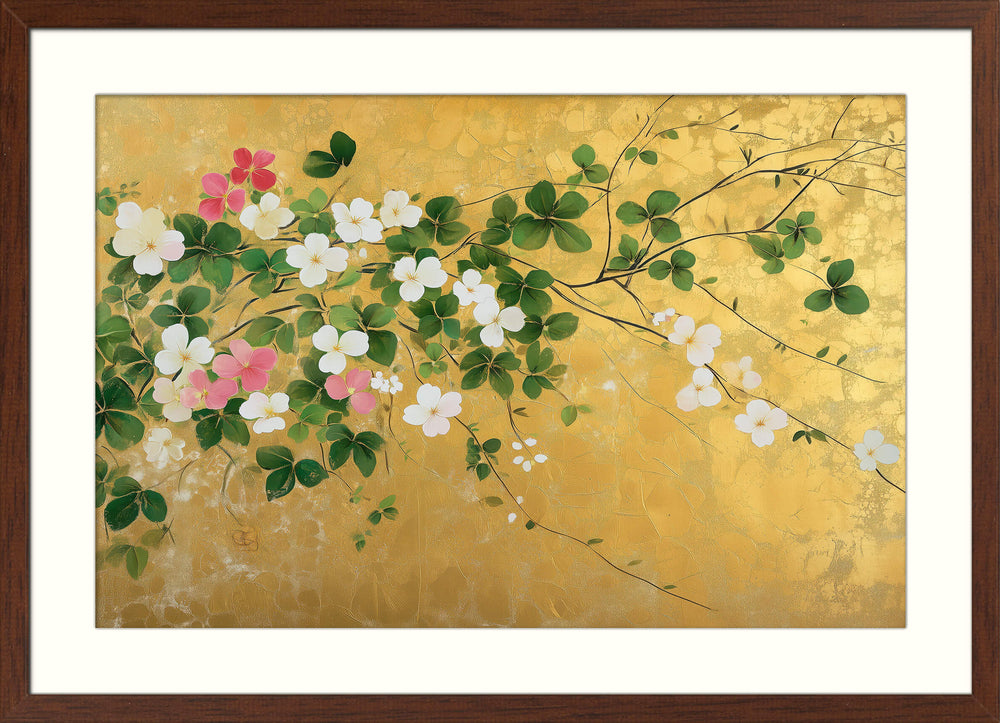 Floral Elegance with White & Pink Blossoms