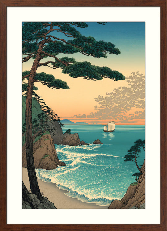 Sunset Coastal Pines