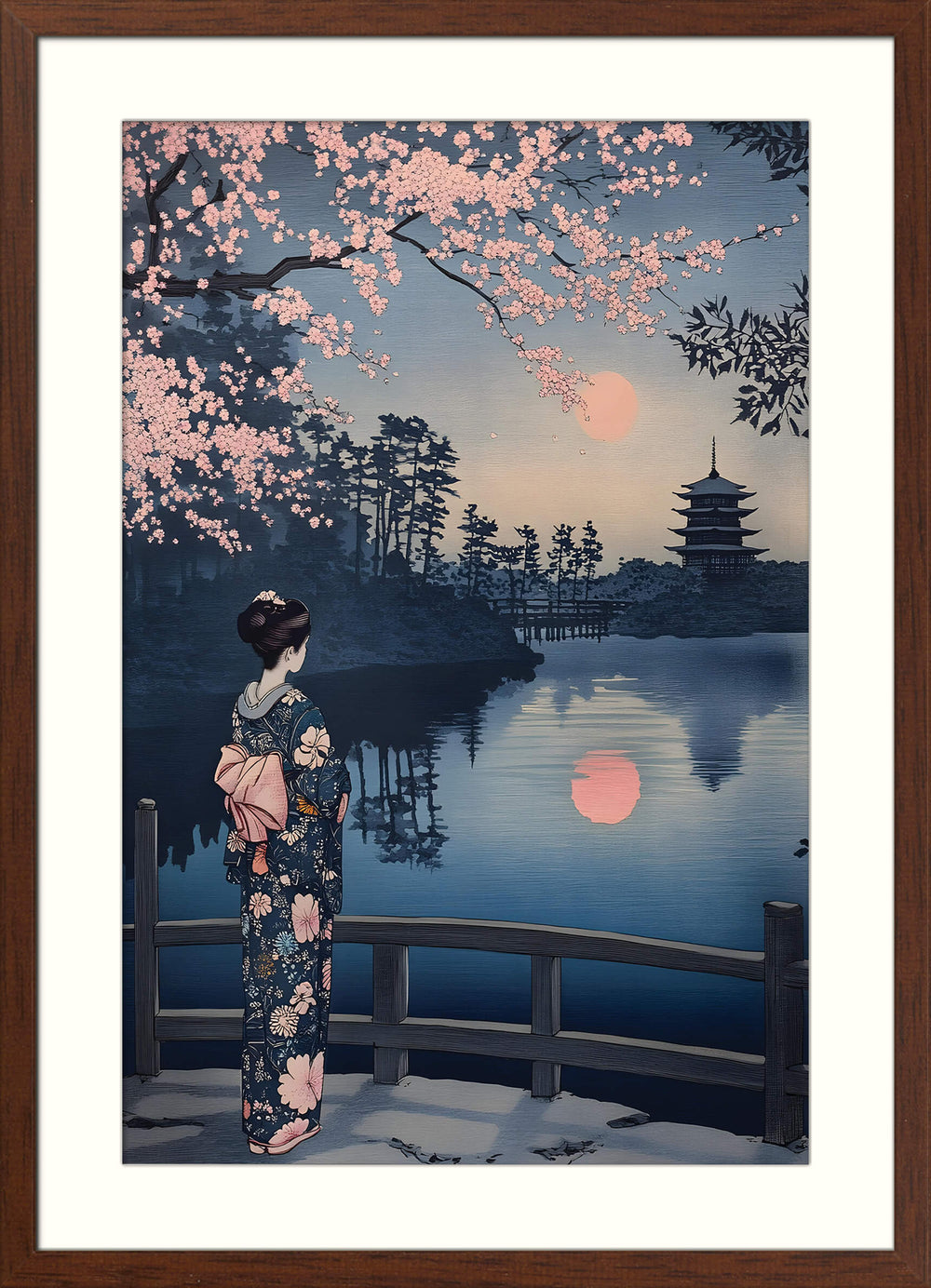 Geisha and Cherry Blossom