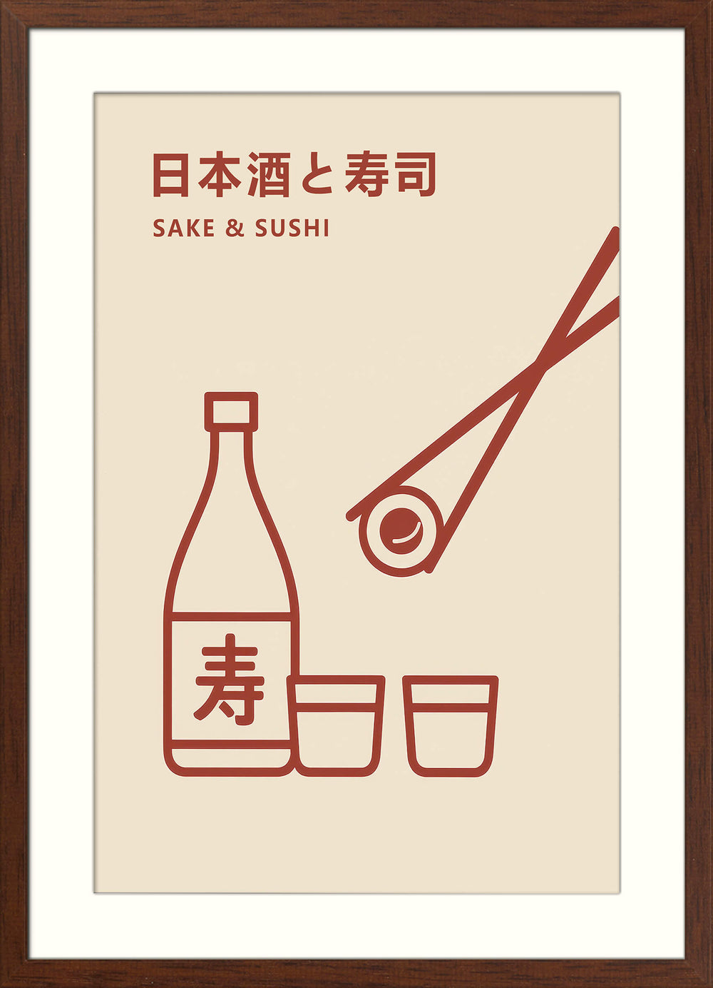 Minimalist Japanese Food Poster