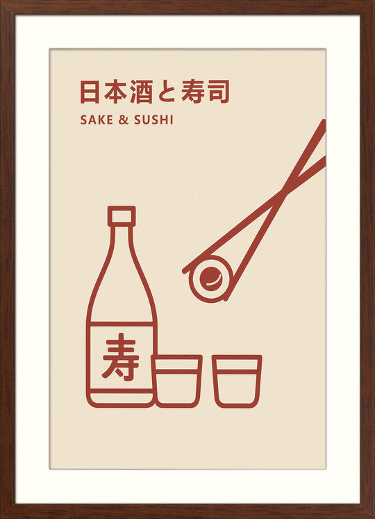 Minimalist Japanese Food Poster