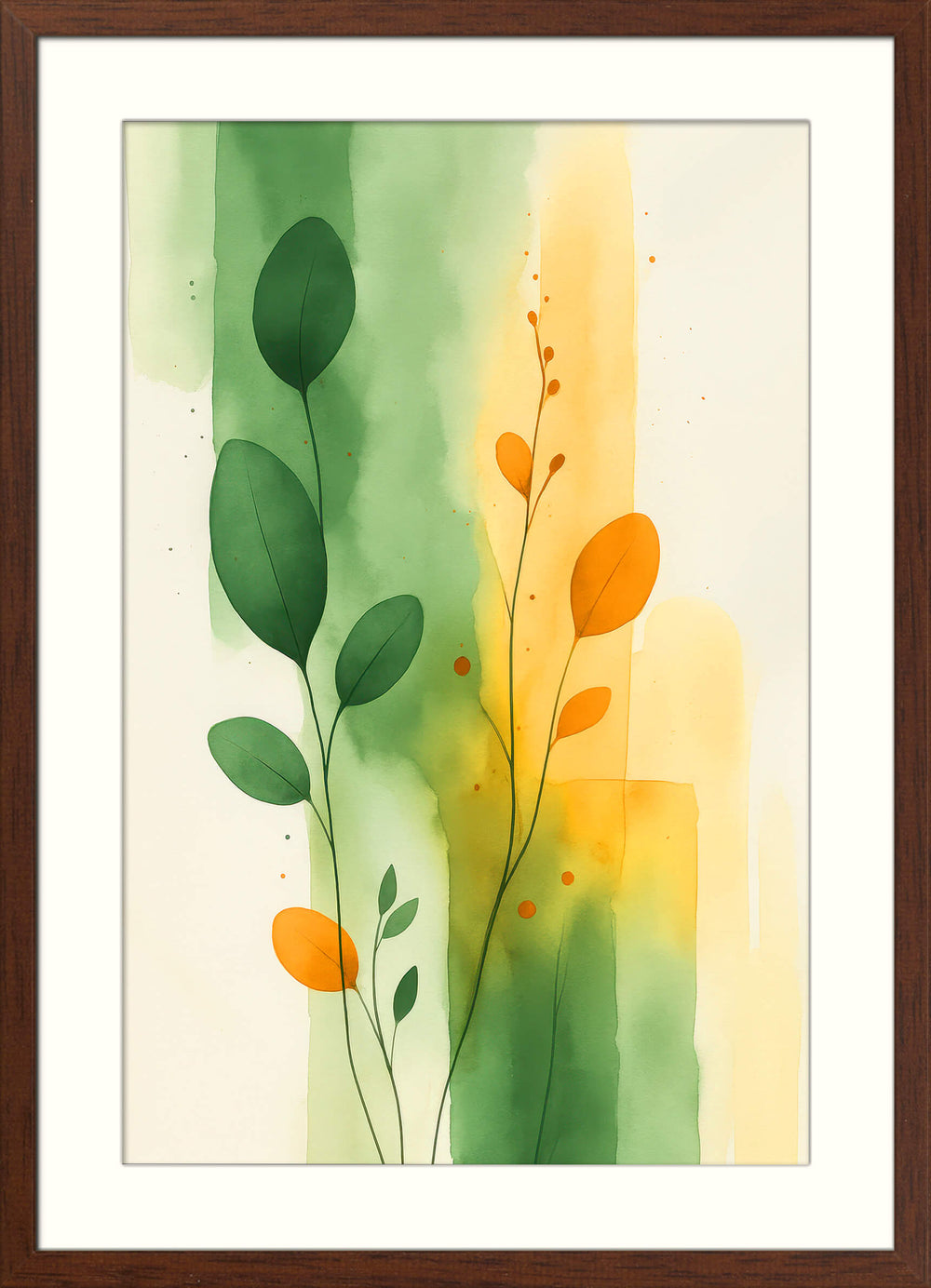 Green Botanical Wall Art