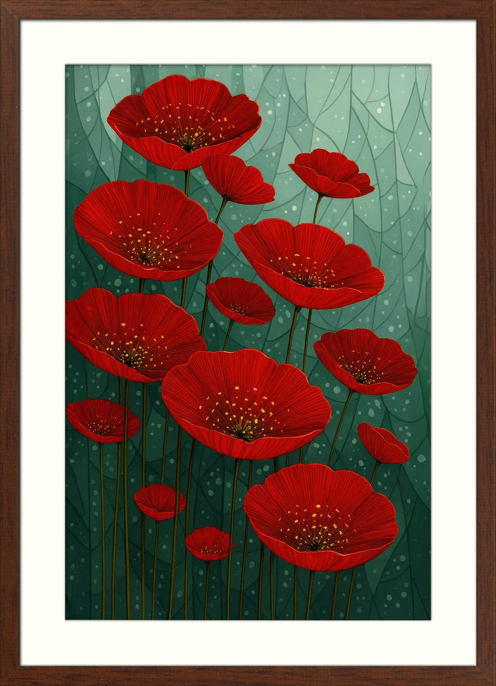 Japanese Poppy Wall Art