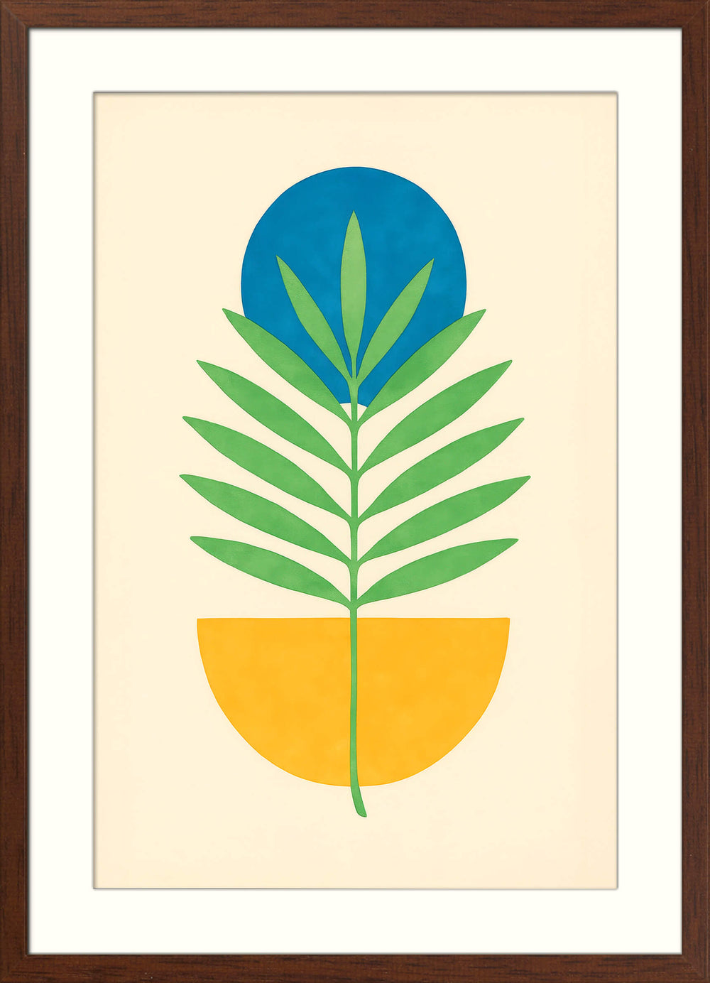 Abstract Botanical Japanese Art