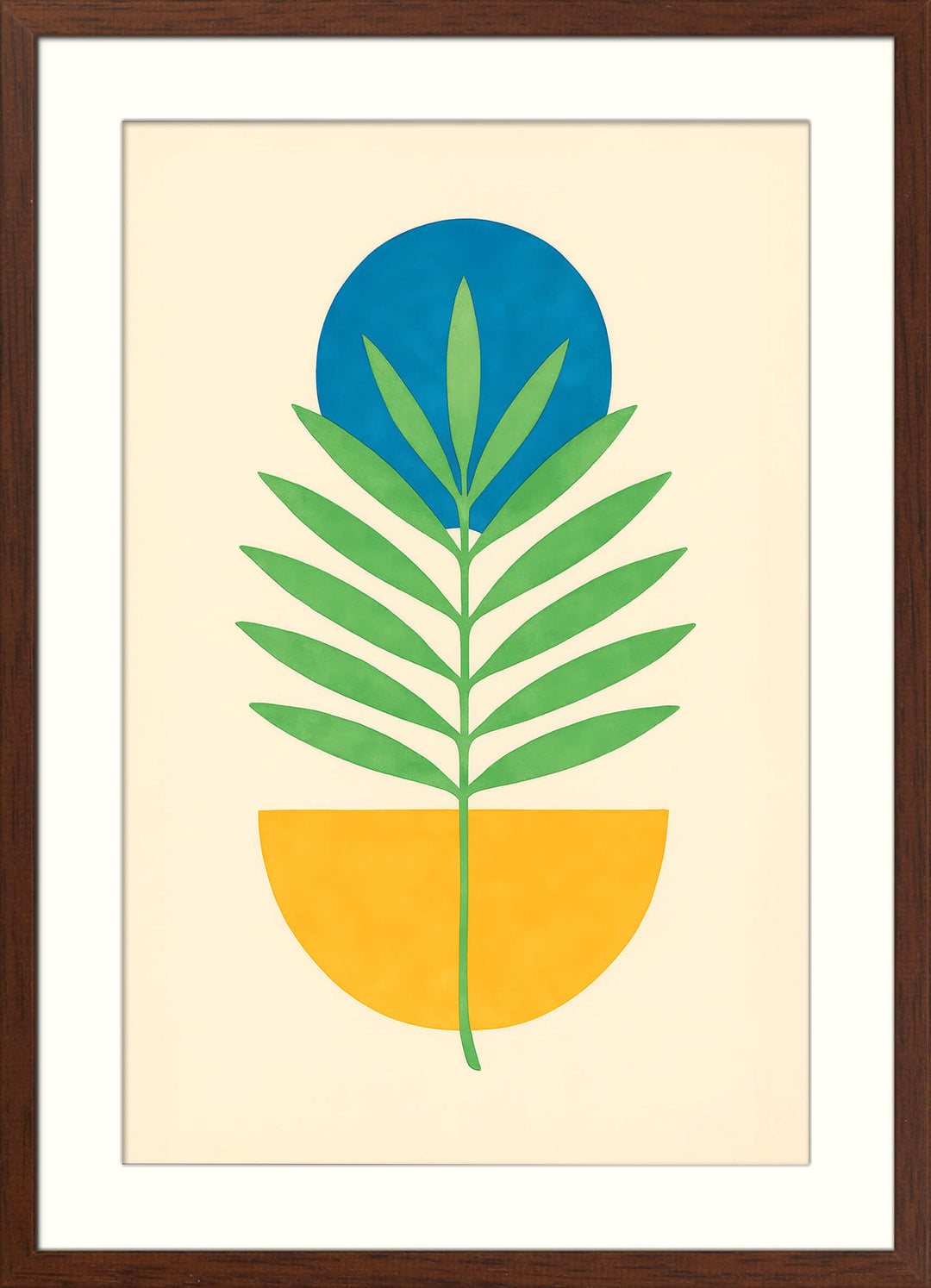 Abstract Botanical Japanese Art