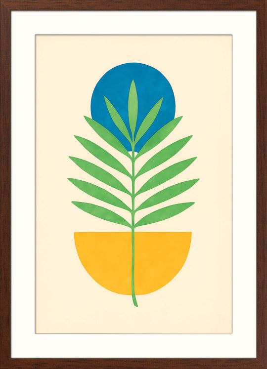 Abstract Botanical Japanese Art