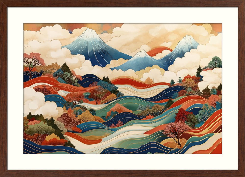 Autumn Mountains in Flow