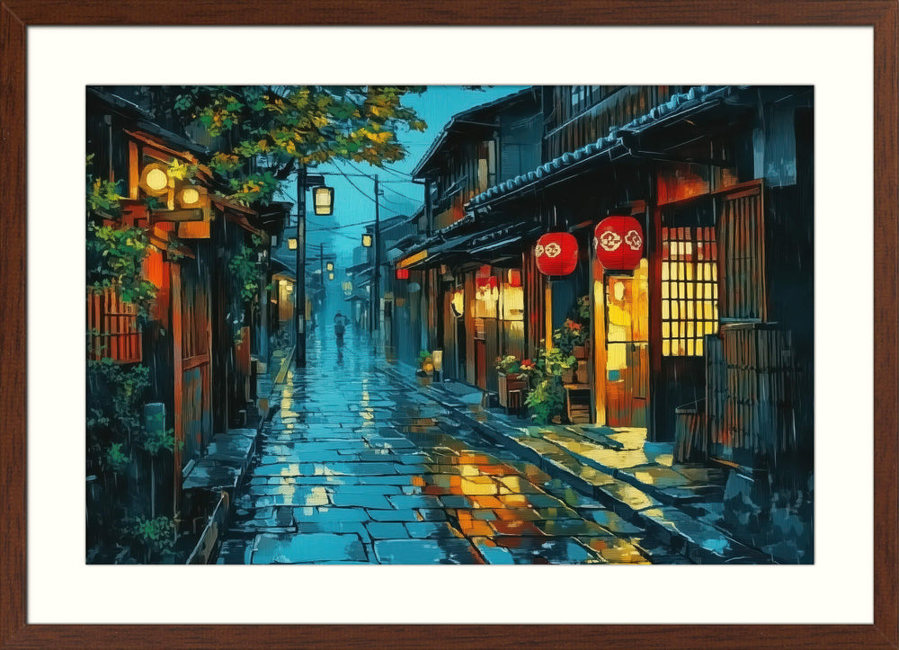 Kyoto Alley in the Rain