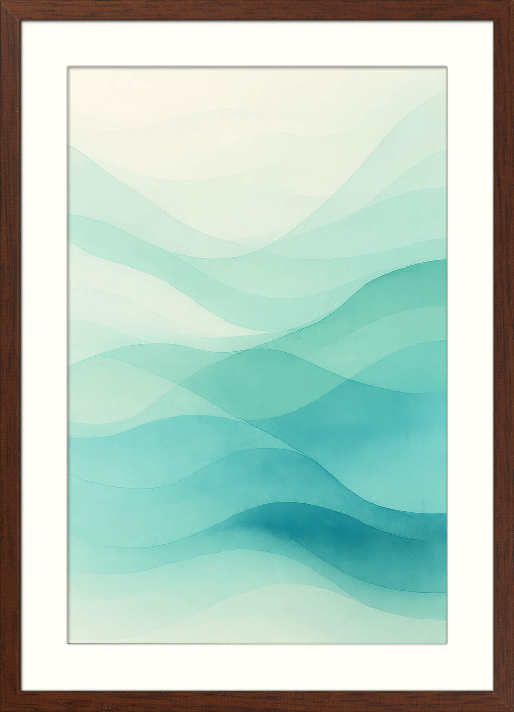 Minimalist Ocean Waves