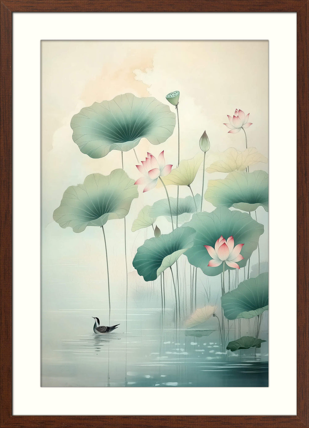 Lotus Flower Wall Art