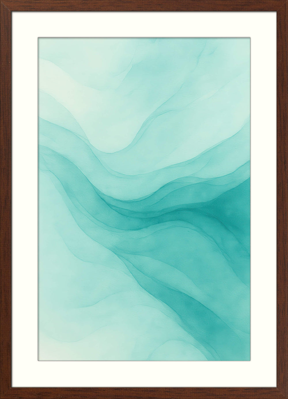 Blue Green Abstract Wall Art