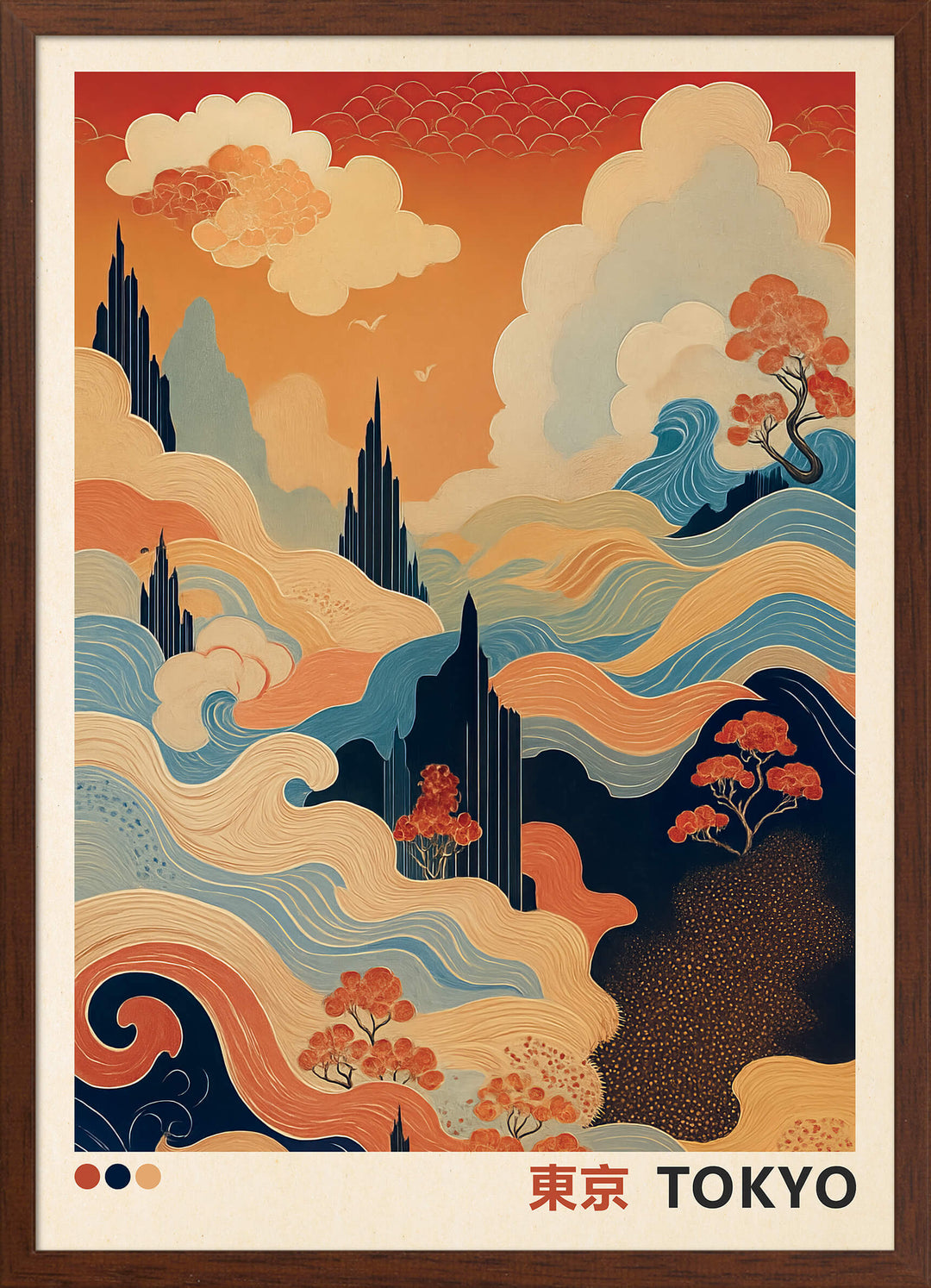Abstract Japanese Landscape