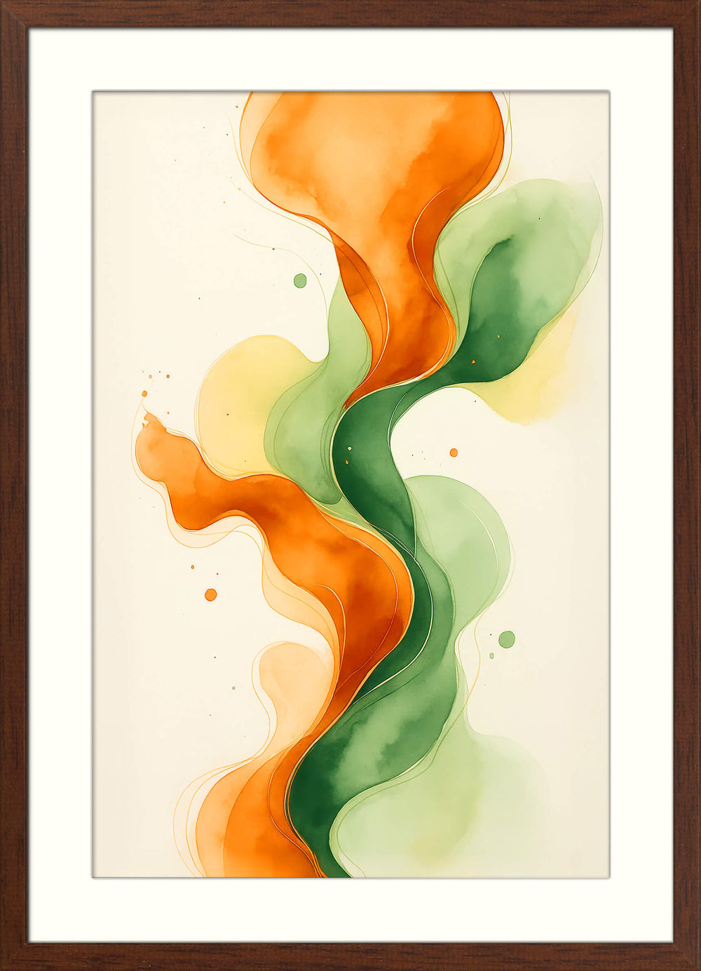 Abstract Watercolor Wall Art