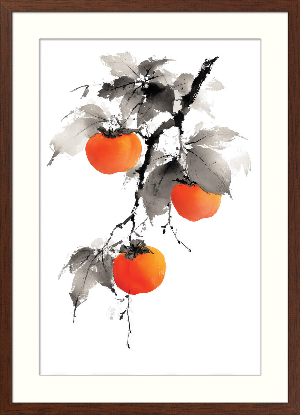 Persimmons on Branch