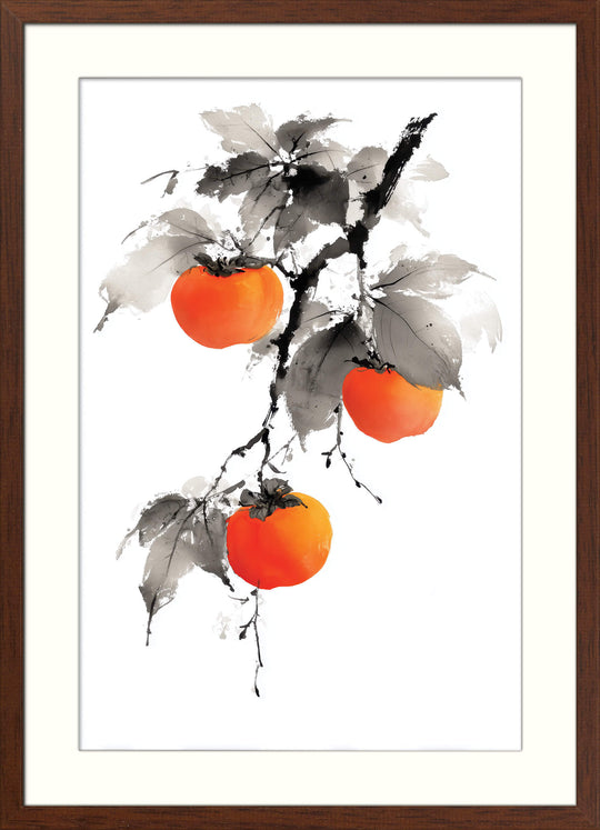Persimmons on Branch