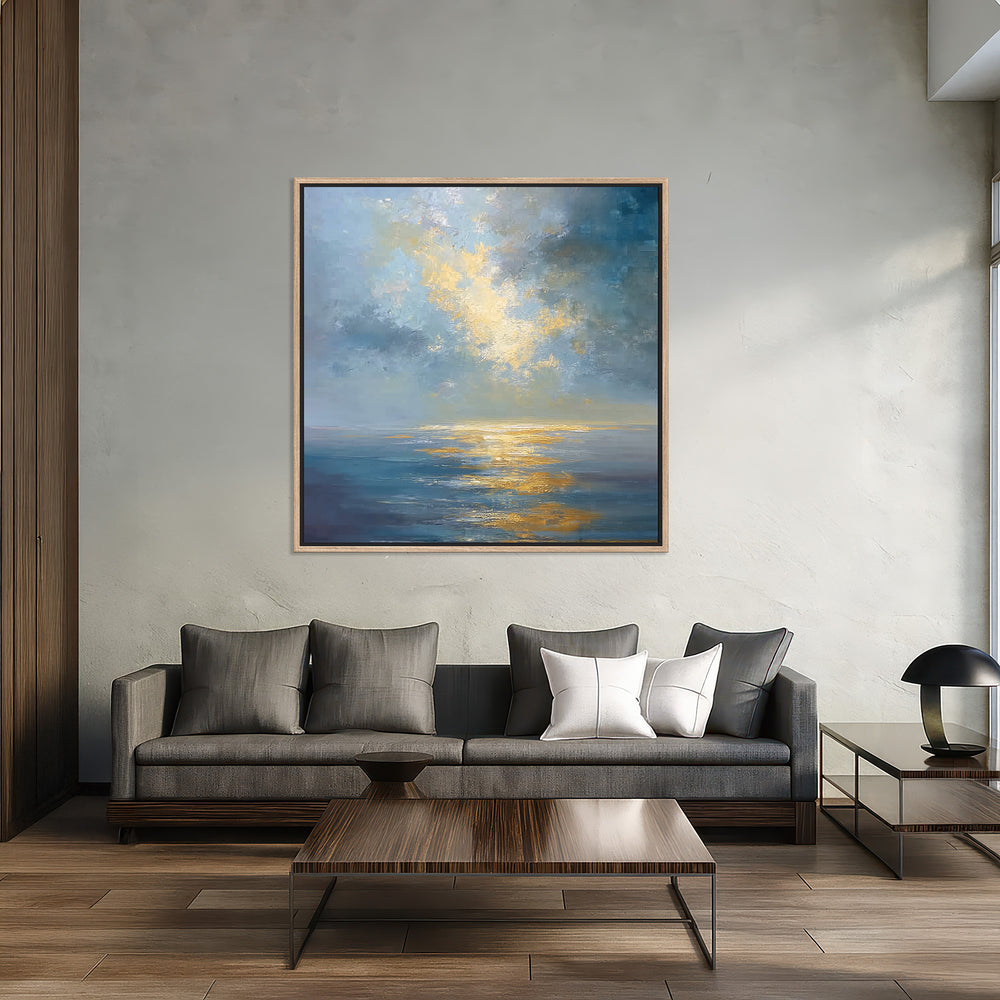 Blue Sky Canvas Seascape