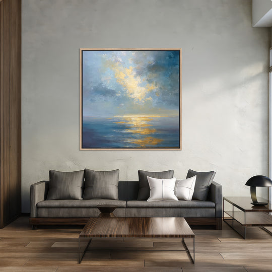 Blue Sky Canvas Seascape
