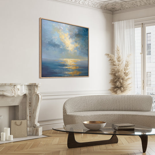 Blue Sky Canvas Seascape