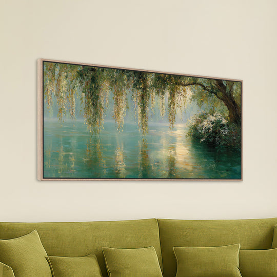 Weeping Willow Lake Scene