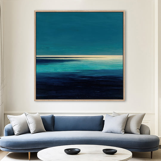 Abstract Blue Seascape
