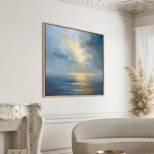 Blue Sky Canvas Seascape