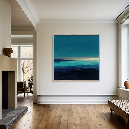 Abstract Blue Seascape