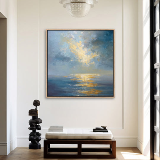 Blue Sky Canvas Seascape