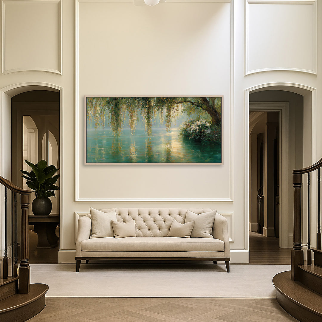 Weeping Willow Lake Scene