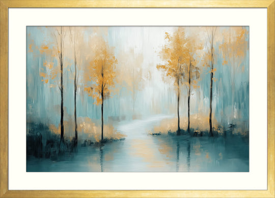 Forest Lake Landscape Print