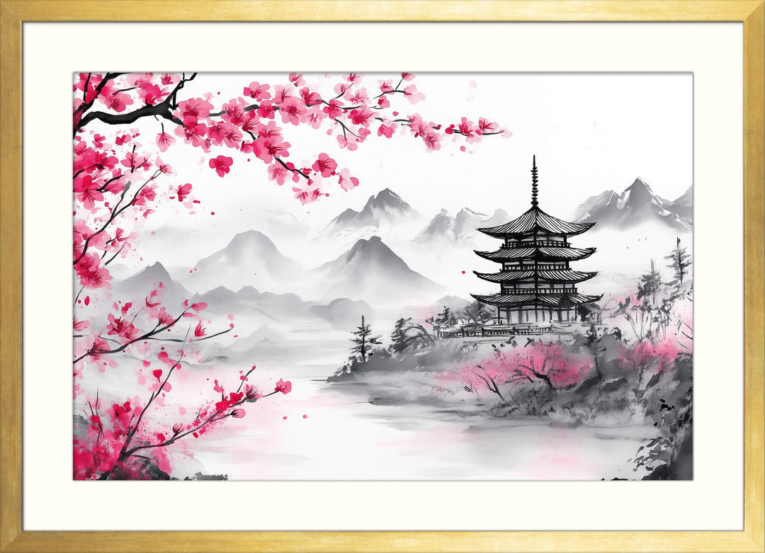 Cherry Blossom Pagoda