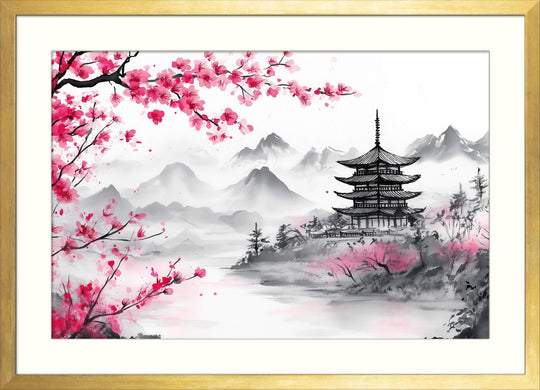 Cherry Blossom Pagoda