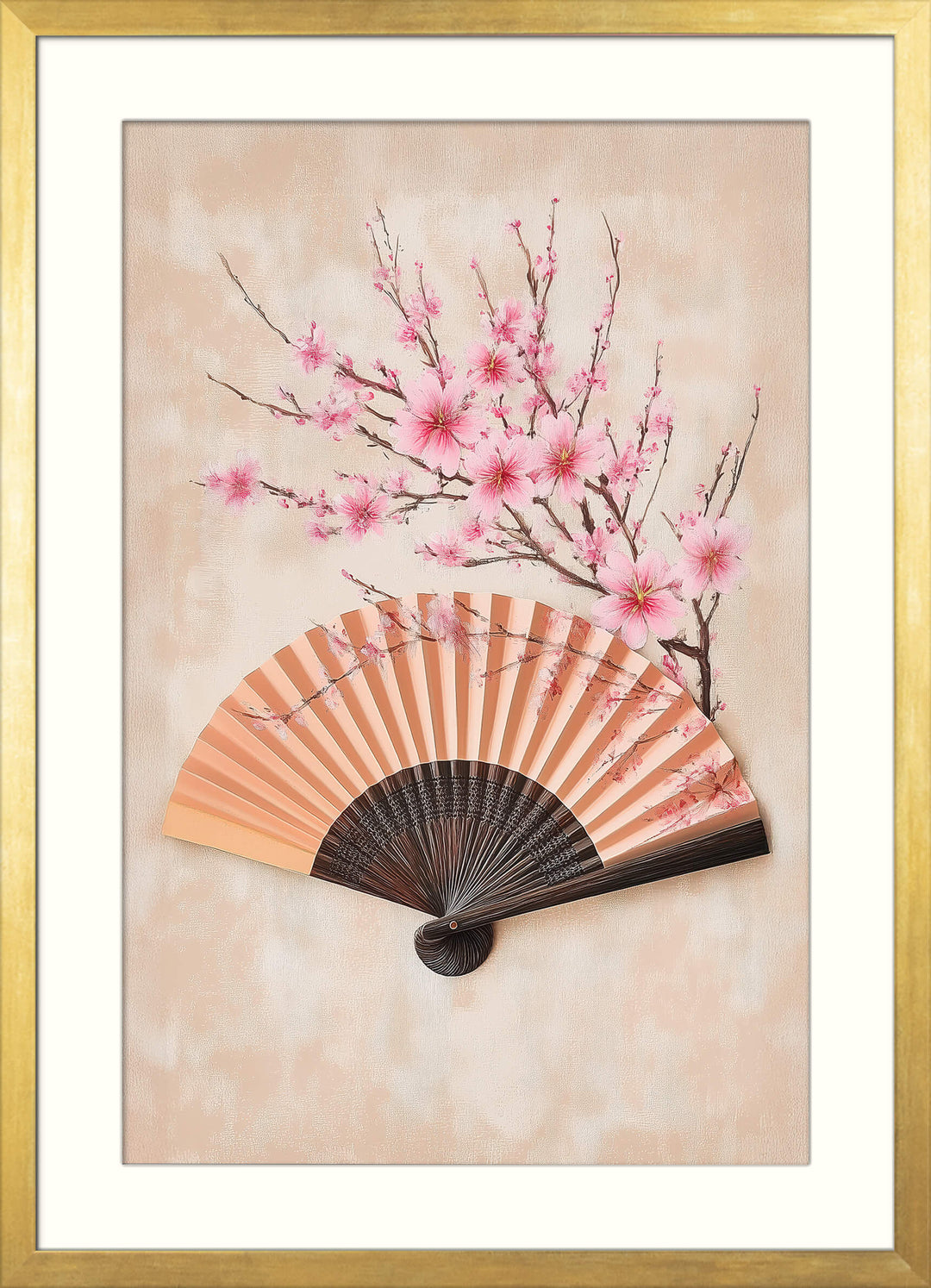 Japanese Fan Wall Art Print