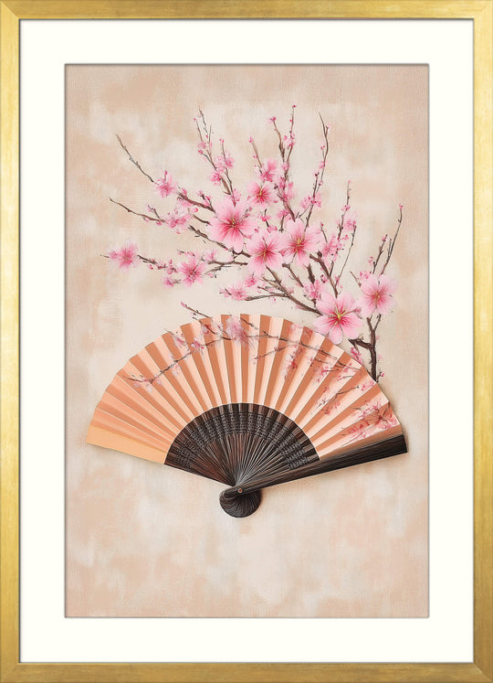 Japanese Fan Wall Art Print