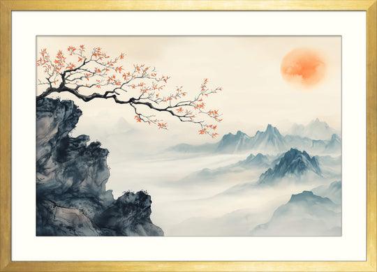 Misty Mountain Landscape