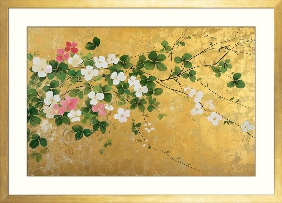White & Pink Blossoms