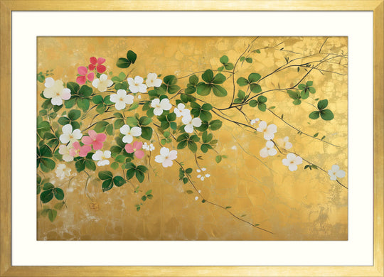 White & Pink Blossoms