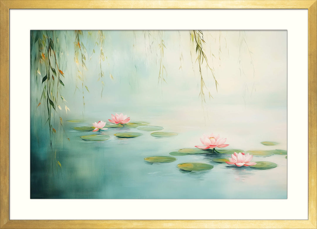 Japanese Water Lily Print