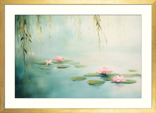 Japanese Water Lily Print