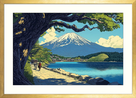 Japanese Landscape Wall Art Print