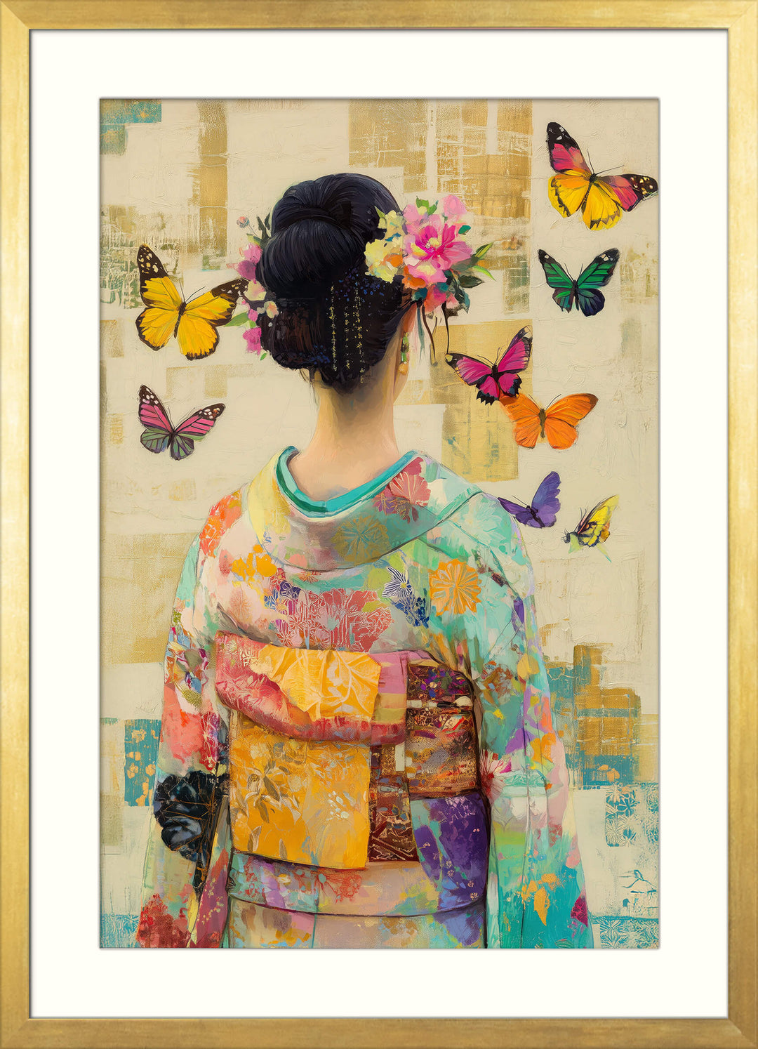 Butterfly Kimono Art