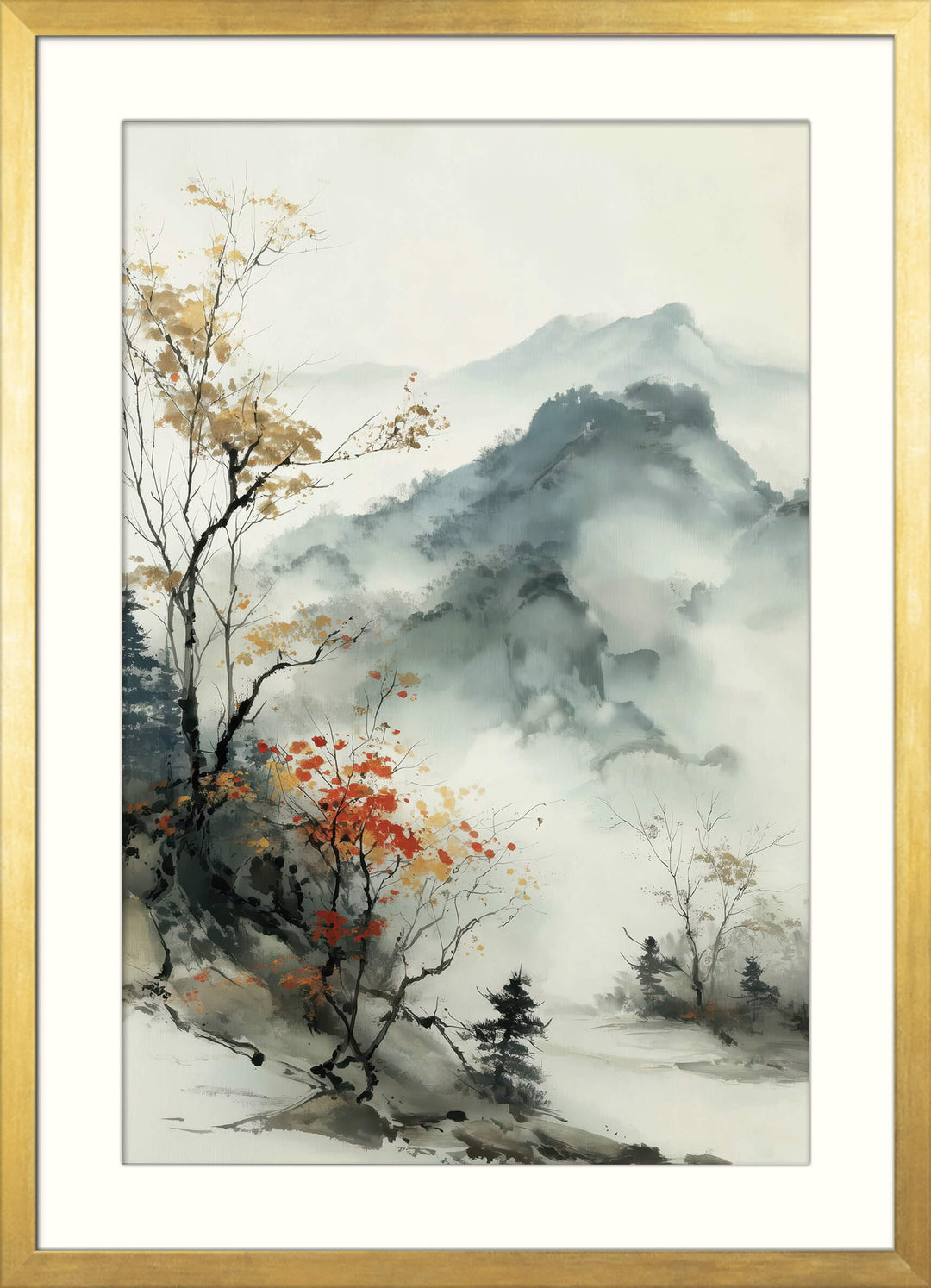 Autumn Misty Mountains