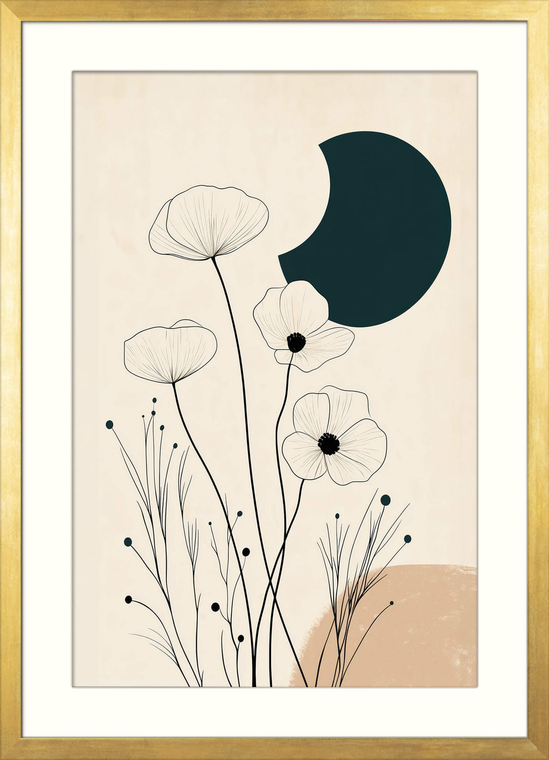 Neutral Japandi Flowers