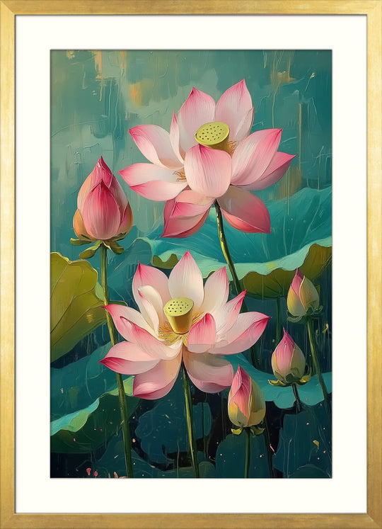 Botanical Water Lily Art