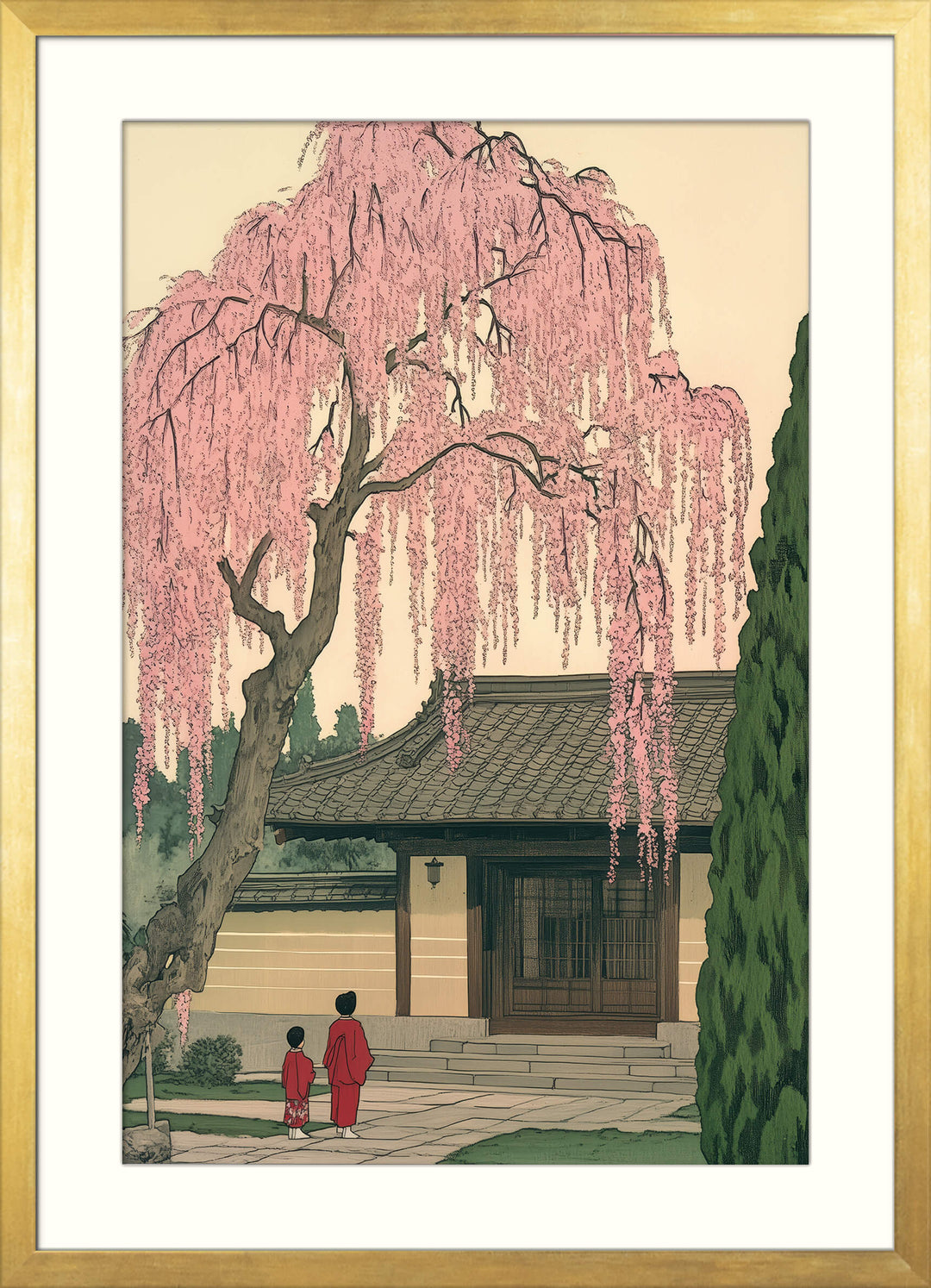 Sakura Temple Gate