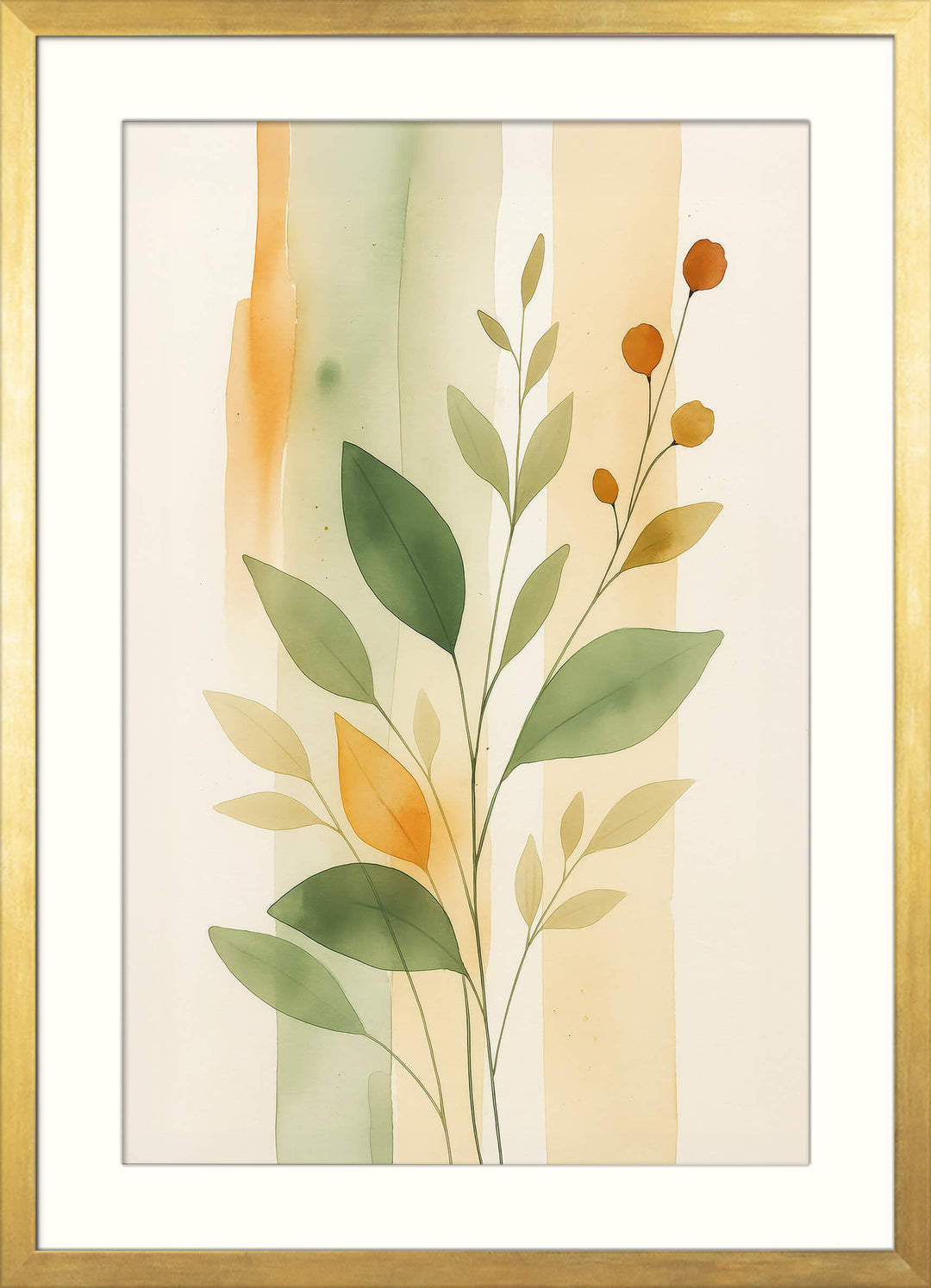 Watercolor Leaf Print