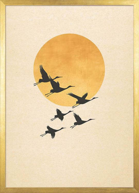 Cranes in Flight