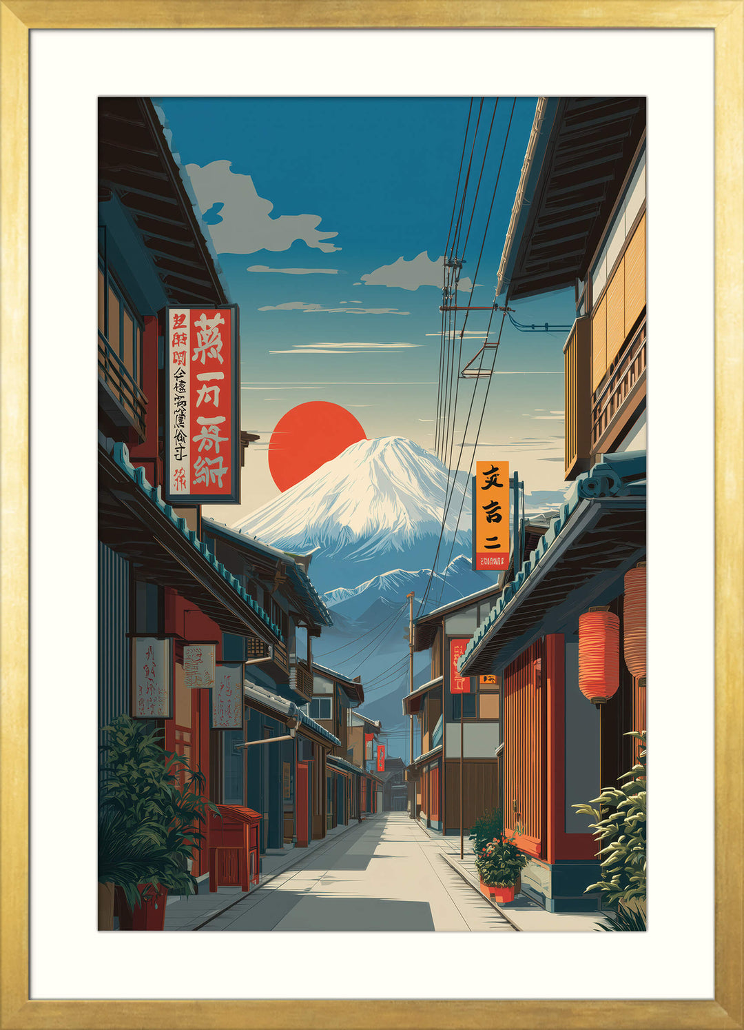 Sunrise Over Fuji