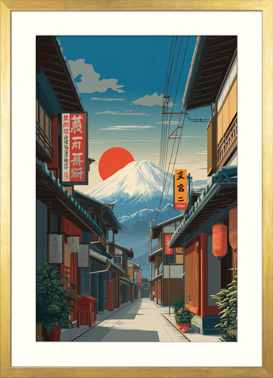 Sunrise Over Fuji