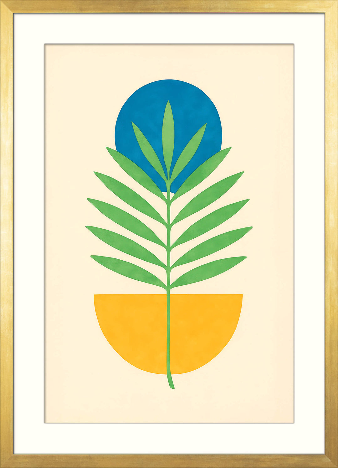 Abstract Botanical Japanese Art